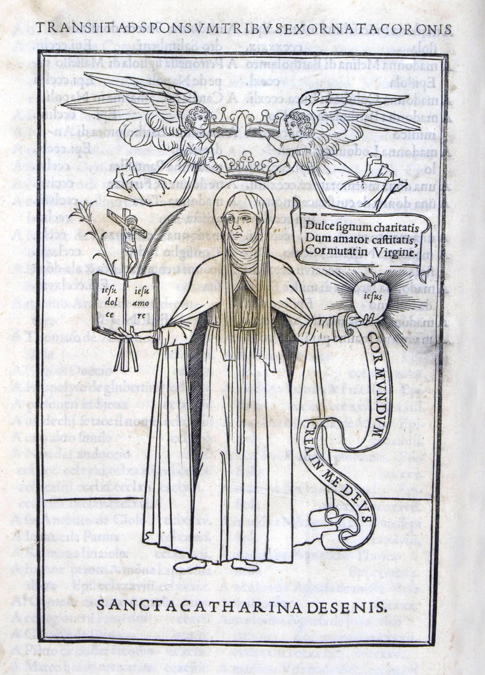 Epistole di s. Caterina da Siena, Aldo Manuzio, Venezia 1500. Biblioteca Universitaria di Bologna.